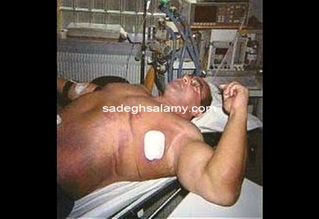 ناصر صونباطی در بیمارستان